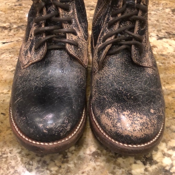 BedStu cobbler Della Laceup boot sz 6  black luxe - Picture 6 of 12